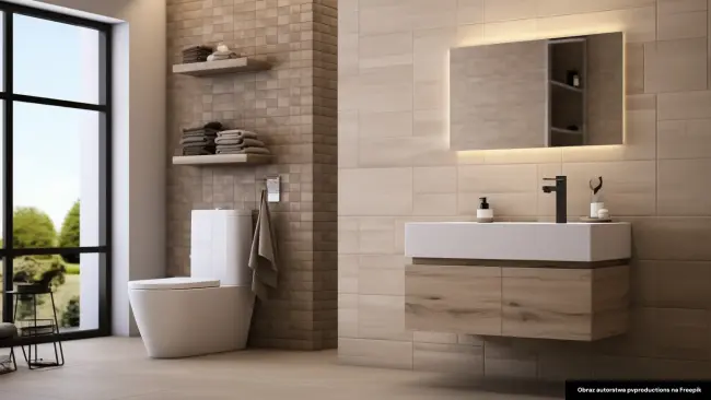 Elegancka i funkcjonalna łazienka